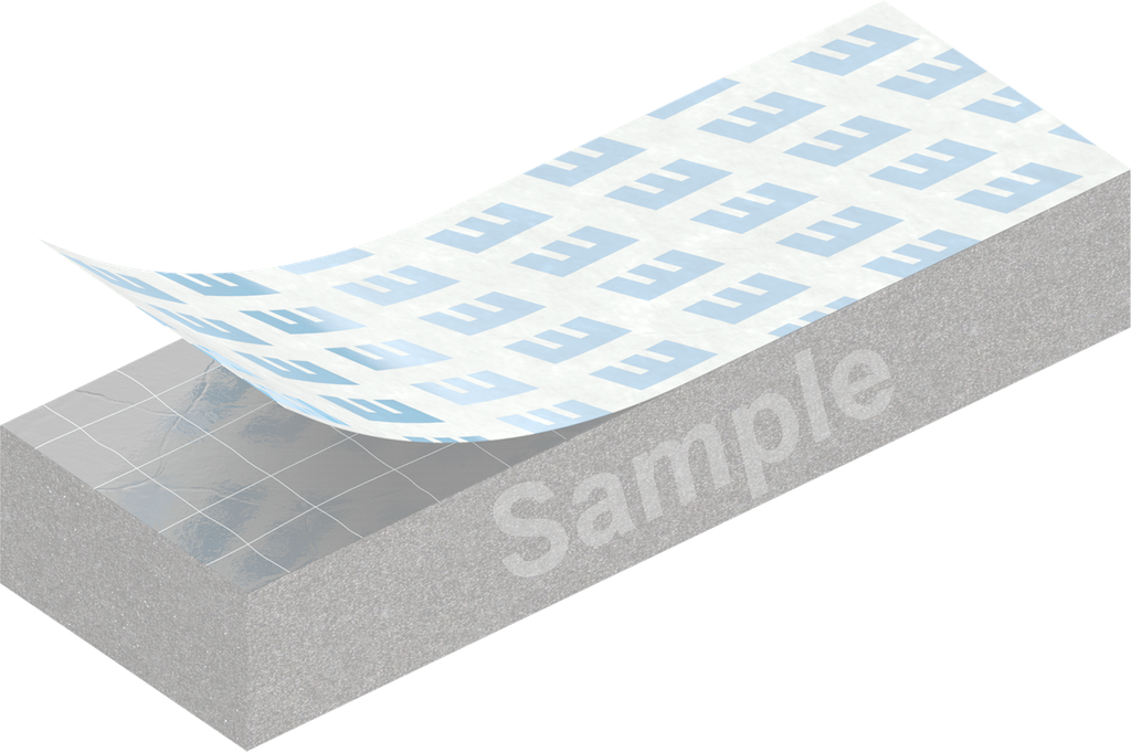 Cell sponge rubber 15 x 40 mm, CR black stretch eliminating and self-adhesive