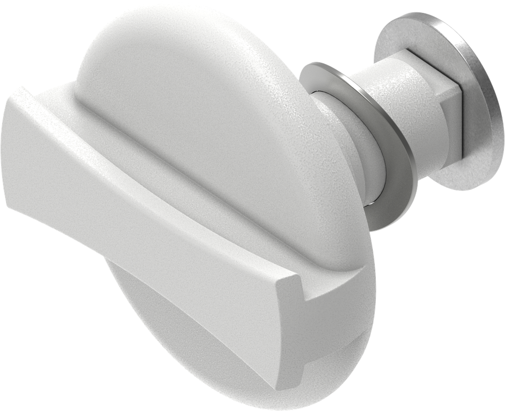 Wing knob insert, Polyamide GF signal white