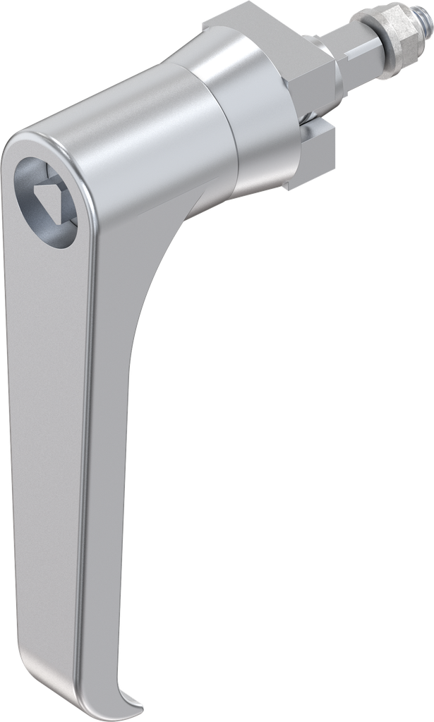 L-handle triangular 8, Zinc die chrome-plated
