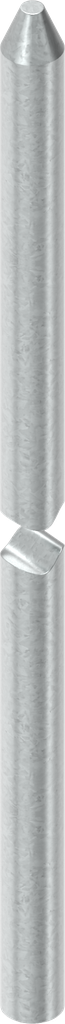 Round rod L = 551 - 600 mm, Steel zinc-plated