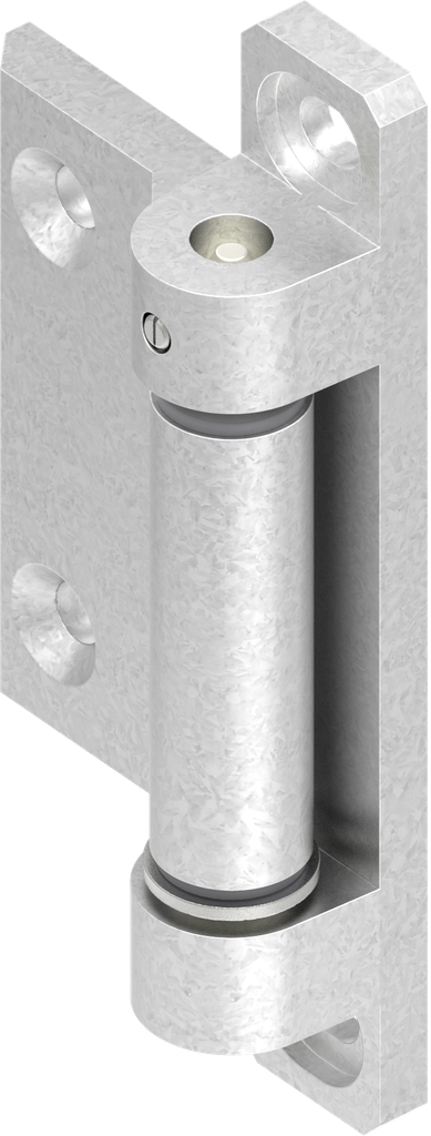 180° 2D Hinge, Zinc die raw