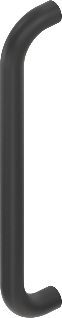 Bow-type handle, Aluminium black plastic-coated