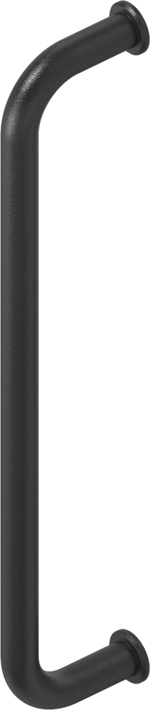 Bow-type handle, Steel black plastic-coated