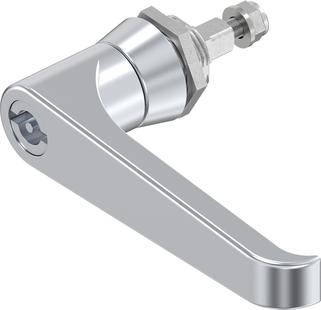 Klinkengriff Doppelbart 3, GD-Zn verchromt