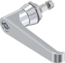 Klinkengriff Doppelbart 3, GD-Zn verchromt