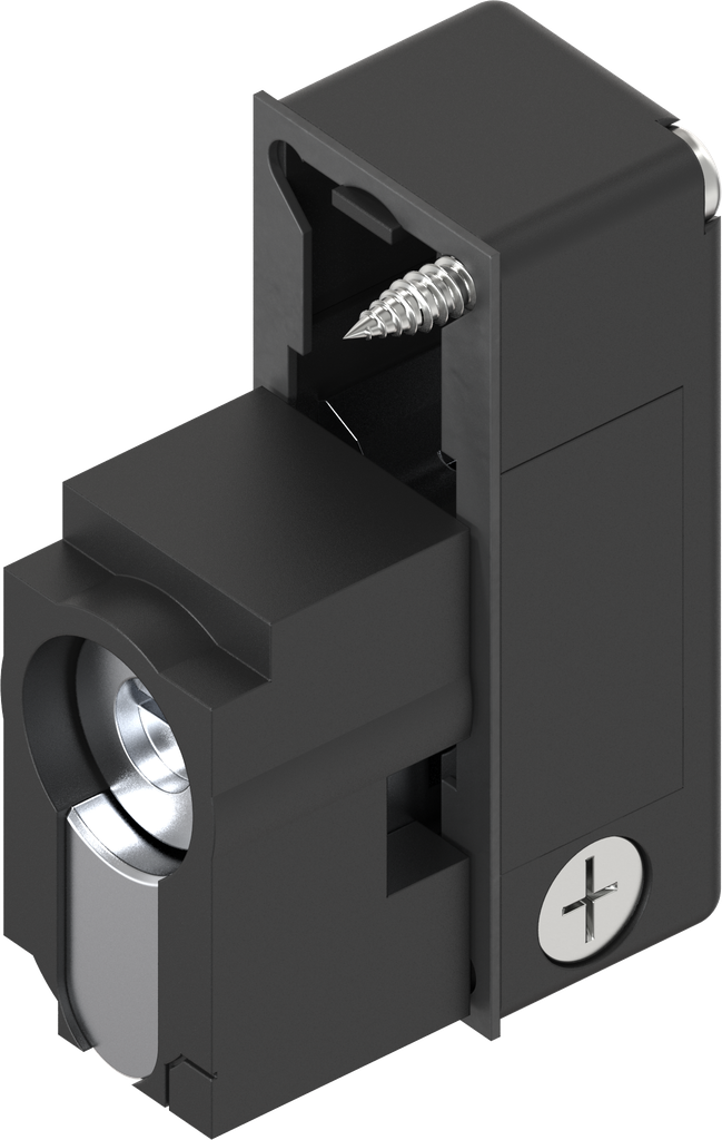 Locking set profile half cylinder with insert slot 1.2x3, Polyamide GF black