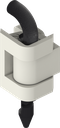 180° Hinge, Polyamide GF off-white