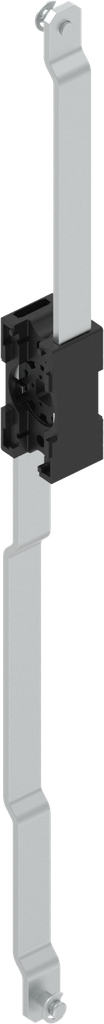 Rod control for round rods, Polyamide black and aluminium
