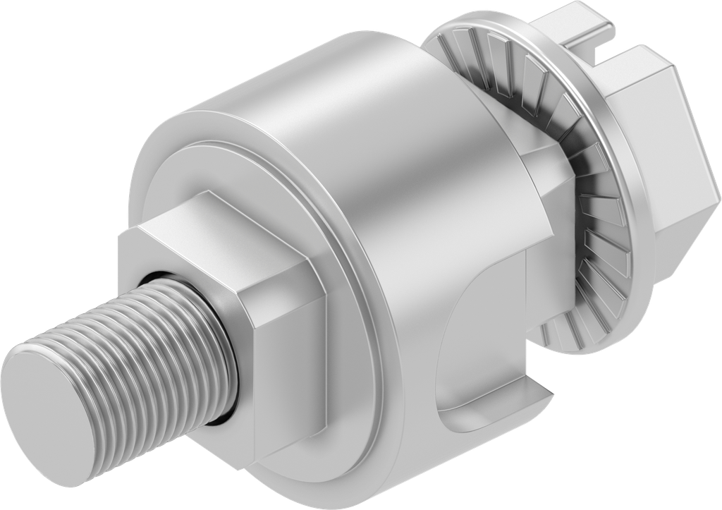 Adapter for cams, Stainless steel AISI 316L