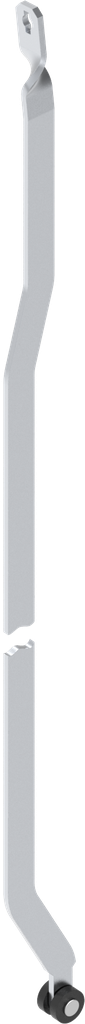 Flachstange L = 501 - 600 mm rechts, Stahl verzinkt