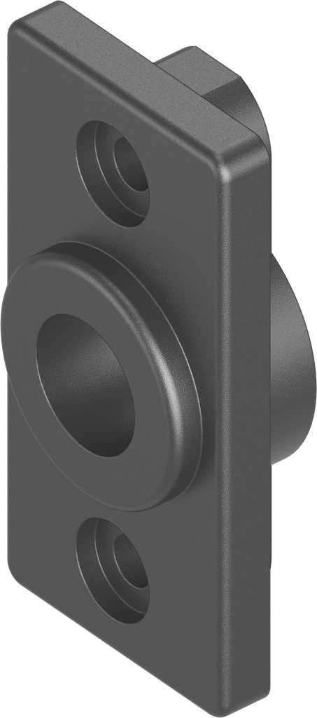 Bearing bush without stopper for Ts = 10 mm, Polyamide GF V0 black