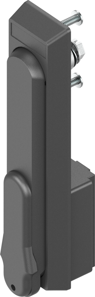 Swinghandle with insert triangular 10, Polyamide GF black