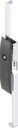 Escutcheon with rods with insert square 7, Polyamide GF black