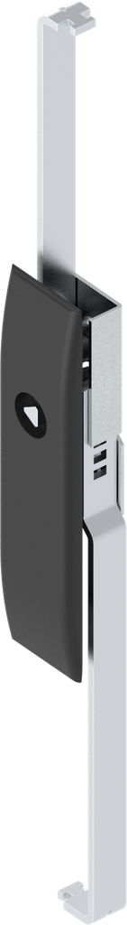 Escutcheon with rods with insert triangular 7, Polyamide GF black