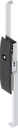 Escutcheon with rods with insert triangular 7, Polyamide GF black