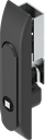 Schwenkgriff für Schlossstangen mit Betätigung Vierkant 7, Polyamid und GD-Zn schwarz gepulvert