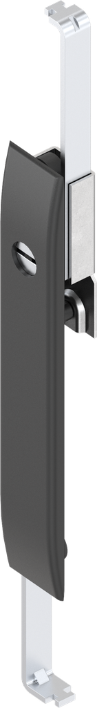 Schlüsselschild mit Schlossstangen mit Betätigung Schlitz 2 x 4, Polyamid GF schwarz