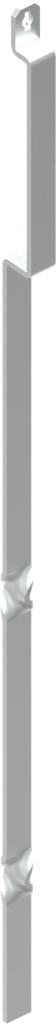 Flat rod with torsion for bottom, Aluminium