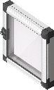 EMKA Proflex aluminium window, Aluminium anodized