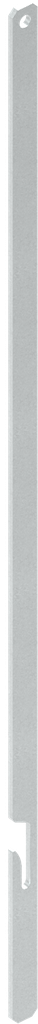 Flat rod 14 x 3 with notch for small bending area bottom, Steel zinc-plated