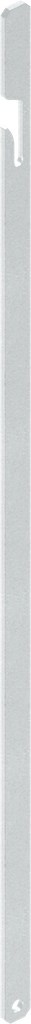 Flat rod 14 x 3 with notch for small bending area top, Steel zinc-plated