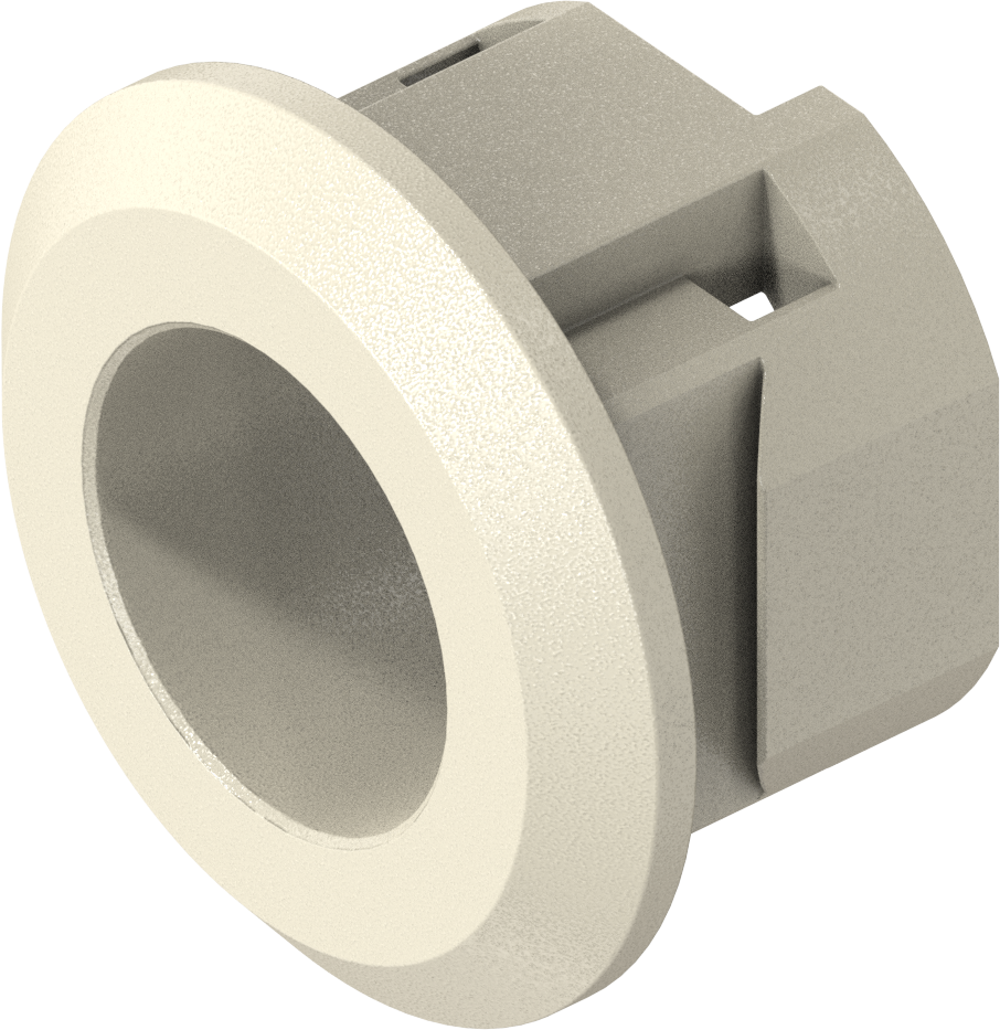 Gehäuse ungeschäumt für Betätigung, Polyamid GF kieselgrau