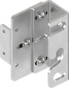Strike plate, left version, Steel zinc-plated