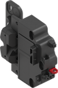 ePush Lock Elektromechanischer Druckverschluss mit Notöffnung für Zentralverriegelung, Polyamid GF schwarz