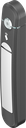 Schwenkgriff Agent E Wireless mit RFID Kartenleser 125 kHz, GD-Zn weißaluminium gepulvert und Polyamid GF schwarz