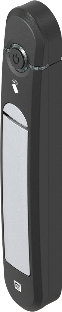 Swinghandle Agent E Stand-Alone with RFID card reader 13.56 MHz, Zinc die white aluminium powder-coated and polyamide GF black