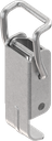 Toggle latch with wire toggle latch without padlock facility, drilled, Steel zinc-plated DS plus top coat