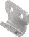 Hook, drilled, Steel zinc-plated DS plus top coat
