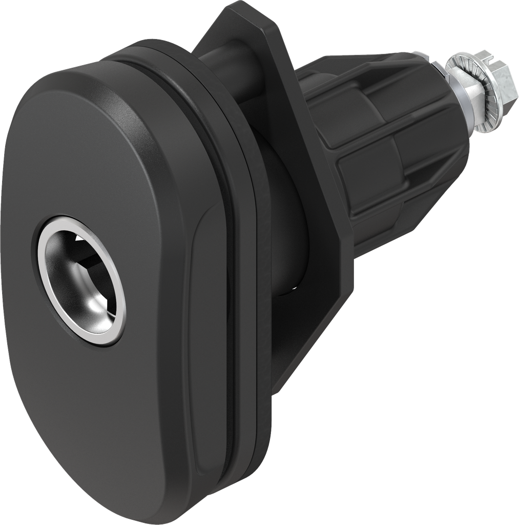 Dreh-Spann-Verschluss "Basic" für Steckzylinder (System 3), Polyamid GF schwarz