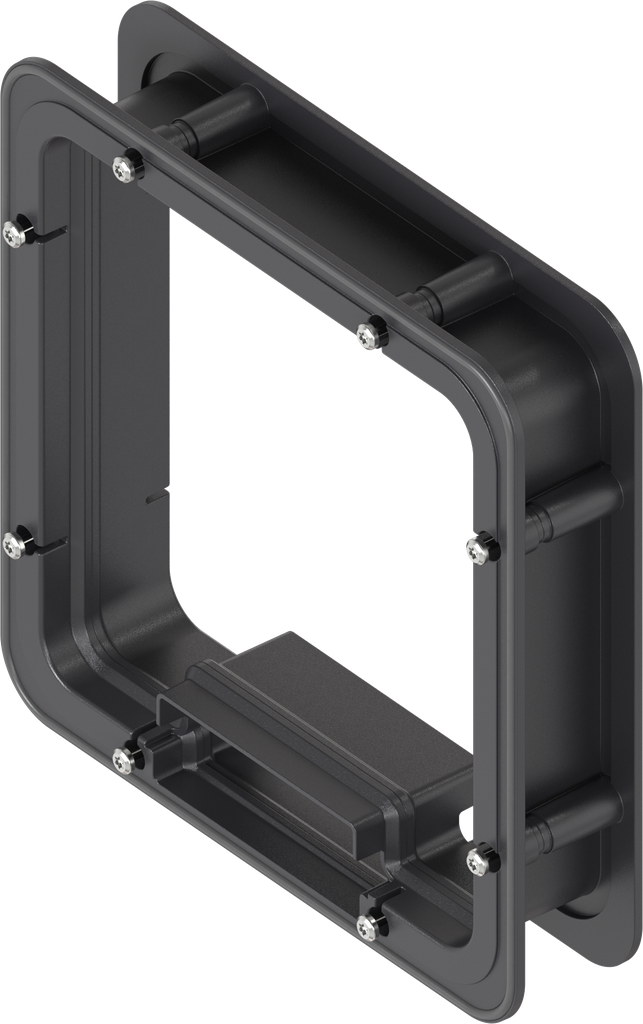 Spacer frame foamed for Ts = 45 mm, ABS black