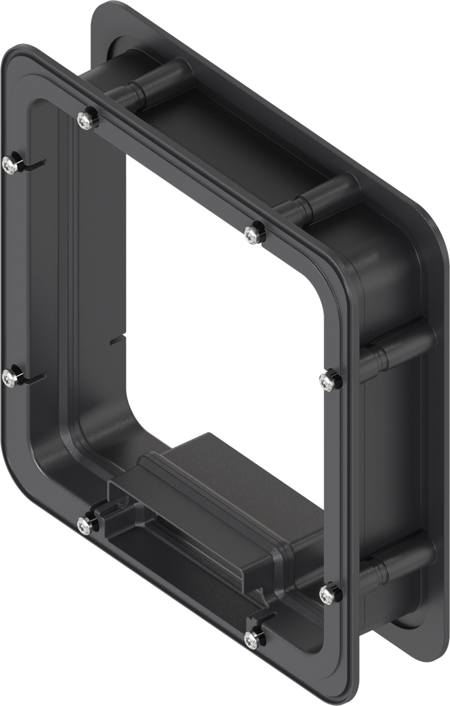 Spacer frame foamed inside for Ts = 50 mm, ABS black