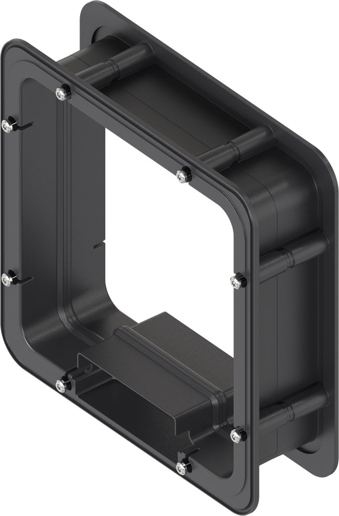 Spacer frame unfoamed for Ts = 60 mm, ABS black