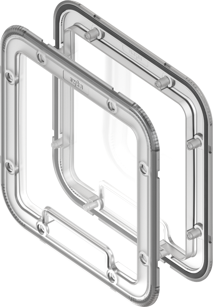 Sichtfenster geschäumt, Makrolon transparent
