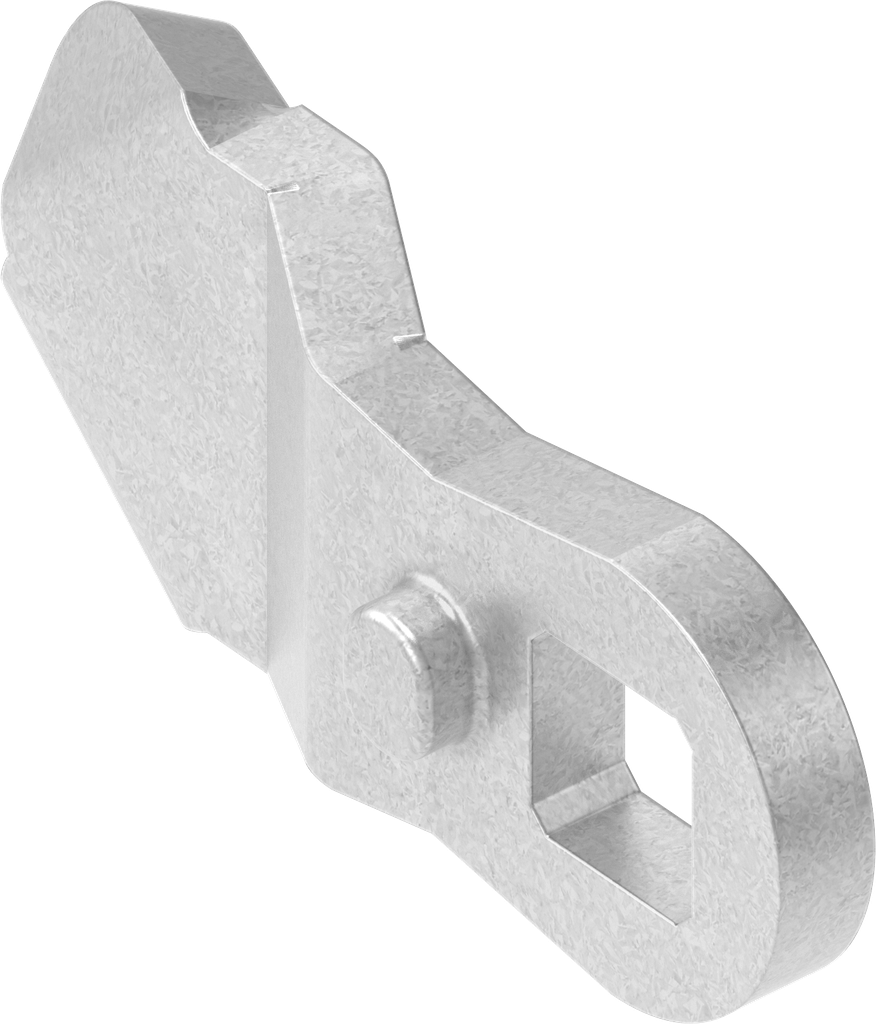 Zunge, Stahl verzinkt