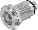 Compression latch triangular 7 with marking, left version, Stainless steel AISI 316