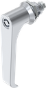 L-handle quarter turn Daimler Benz, Zinc die chrome-plated