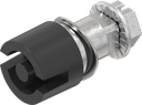 Insert double bit 5, Zinc die black powder-coated