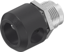 Housing for padlock, Zinc die black powder-coated