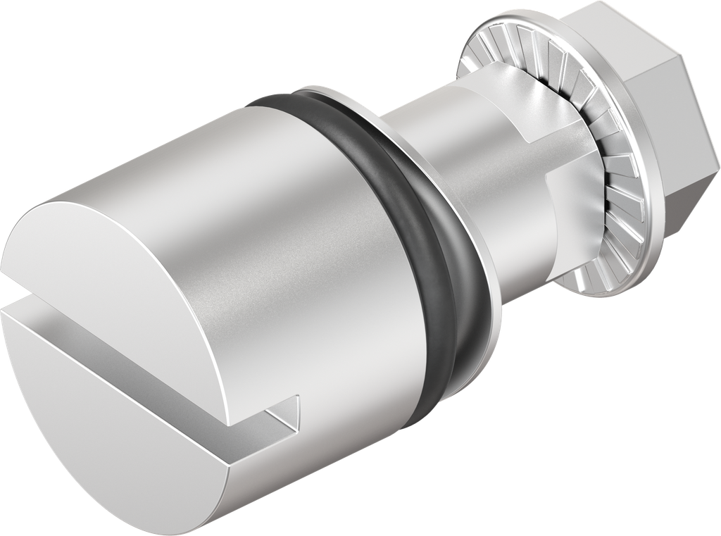 Insert slot 2 x 4, Stainless steel AISI 303