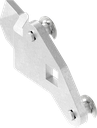 3-Point cam, right version, Steel zinc-plated