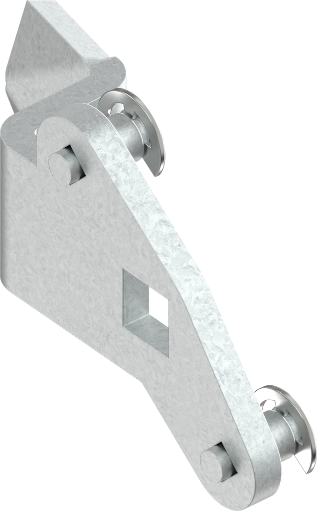 3-Point cam, right version, Steel zinc-plated
