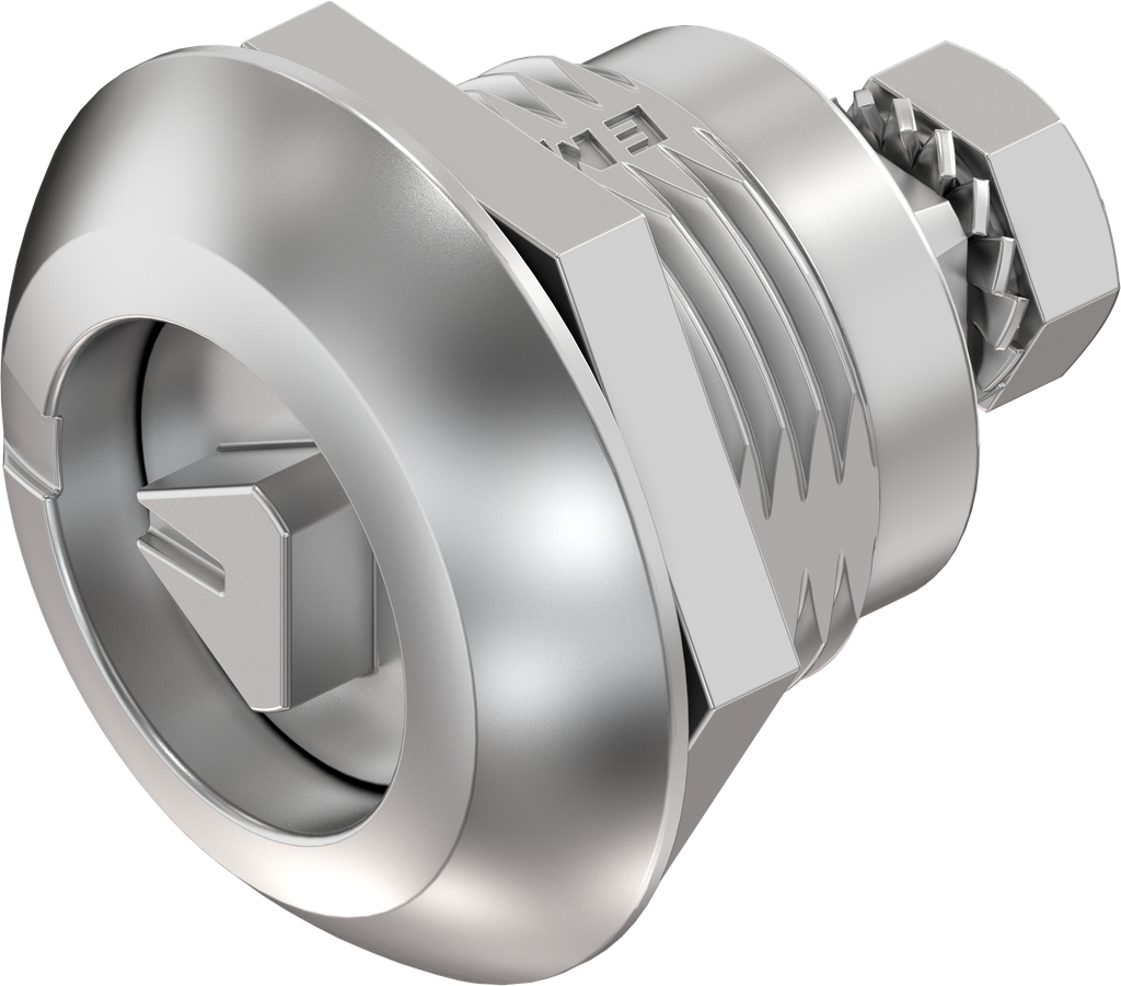 Compression latch triangular 8, Stainless steel AISI 316