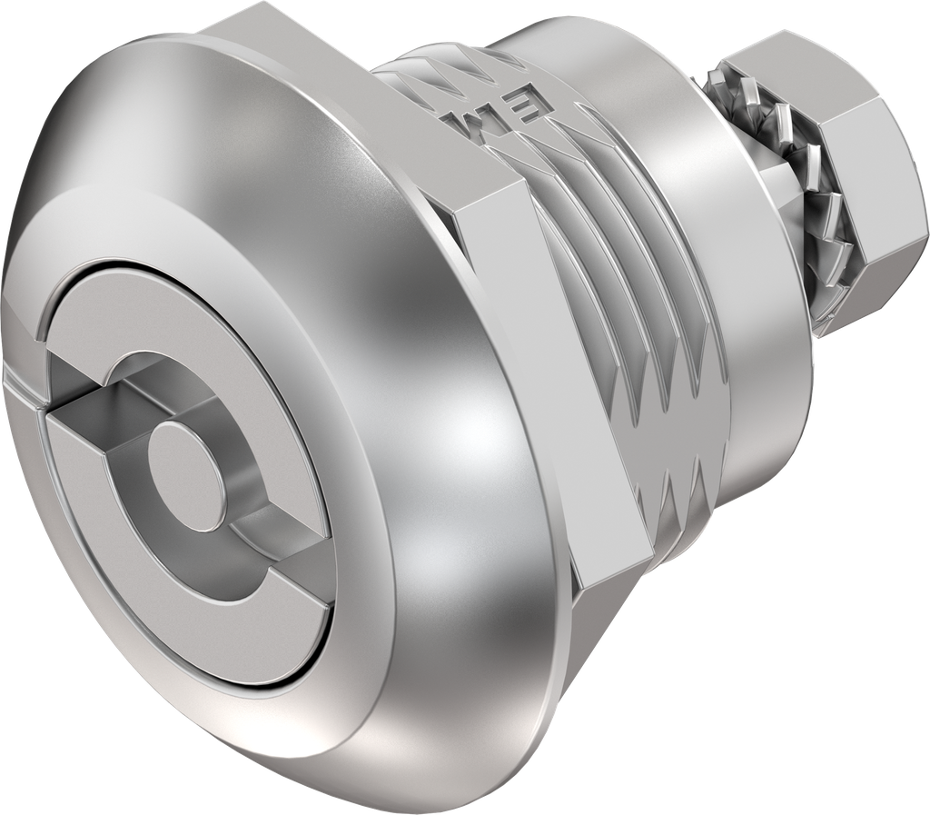 Dreh-Spann-Verschluss Doppelbart 5, Edelstahl AISI 316