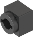 Key guide for double bit, ABS black