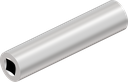 Coupling piece, Aluminium