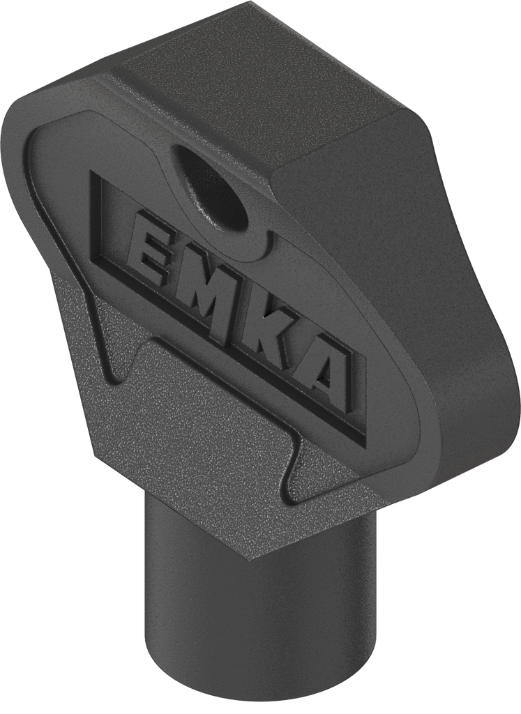 Key for insert square 6, Polyamide GF black